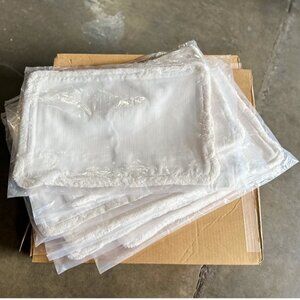 NEW Serena & Lily Perennials Ridgewater Outdoor Pillow Cover (12”x18”)-White